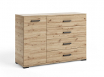Kummut ADRK Frazio, artisan oak, 81.6 cm x 40 cm x 120 cm