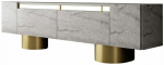 TV-kapp Kalune Design Bohem, kuld v./travertine v., 30 cm x 180 cm x 50 cm