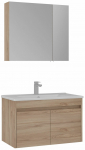 Vannitoa m&ouml;&ouml;bli komplekt Kalune Design Side, tamm v., 45 cm x 85 cm x 52 cm