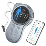 Treeningseadme lisatarvik, keha m&otilde;&otilde;tmiseks m&otilde;eldud nutikas m&otilde;&otilde;dulint Renpho Smart Tape Measure+ PEU-R-Y002-BK, 150 cm, hall v.