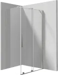 Du&scaron;ikabiin Deante Prizma KPN0P14S07, ristk&uuml;lik, aluseta, 140 cm x 70 cm x 195 cm, kroomi v./karastatud