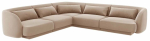 Nurgadiivan Cosmopolitan Design Tulum Bluvel 28, beige melange v., 255 x 255 cm x 70 cm