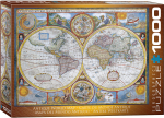 Pusle Eurographics Antique World Map 6000-2006, 67.6 cm x 48.9 cm, 1000 tk, mitmev&auml;rviline