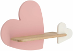 Valgusti seinale Candellux Lighting IQ Kids Heart 21-03874, LED, 4000 &deg;K, 1 x 5 W, pruun v./valge v. / roosa v.