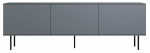 TV-kapp Elme Studios Inar, sinine v./hall v., 40 cm x 180 cm x 61 cm