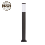 Vabalt seisev v&auml;lisvalgusti Domoletti DH022-800, 23W, E27, IP44, must v., 7.6 cm x 80 cm