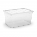 Kaanega hoiukarp, esemete hoidmiseks Kis 8611000 0202, 50 l, l&auml;bipaistev, 58.5 x 39 x 30 cm
