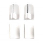 Kardinapuu hoidikud Domoletti, &Oslash; 80 mm, valge v., 4 tk