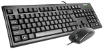 Juhtmega klaviatuuri ja hiire komplekt A4Tech KM-72620D, EN, must v.