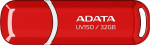 USB m&auml;lupulk Adata DashDrive UV150, punane v., 32 GB