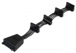 &Uuml;hendus SilverStone For-in-one SATA Power Connectors SST-CP06 SATA, SATA x 4, h&otilde;be v.