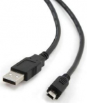 Juhe Gembird USB to USB-micro Mini USB male, USB 2.0 A male, 1.8 m, must