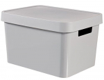 Kaanega hoiukarp Curver, hall v., 36 x 27 x 22 cm