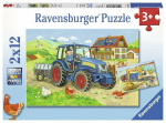 Pusle Ravensburger Hard at Work 07616, 26 cm x 18 cm, 24 tk, mitmev&auml;rviline