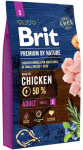 Kuiv koeratoit Brit Premium By Nature, kanaliha, 3 kg