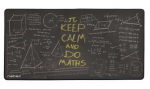 Hiirematt Natec, 40 cm x 80 cm x 0.3 cm, must v./kollane v.