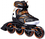 Rulluisud Nils Extreme NA1060 S, must v./oranž v., 41