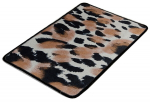 Vannitoa p&otilde;randamatt Foutastic Leopard 359CHL1745, pruun/must, 60 cm x 40 cm