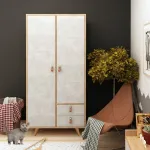 Riidekapp Kalune Design Suwon, tamm v./hall v., 100 cm x 52 cm x 190 cm