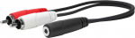 Kaabel Vivolink 3.5mm - 2 x RCA PROMJFRCAM0.2 3.5 mm female, 2 x RCA male, must v.