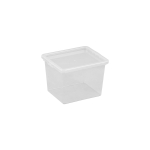 Kaanega hoiukarp, t&ouml;&ouml;riistadele/esemete hoidmiseks/m&auml;nguasjade jaoks Okko Basic Box 2293, 3.5 l, l&auml;bipaistev, 17 x 20.5 x 14.5 cm
