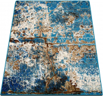 Vaip Conceptum Hypnose Be Lost 929CHL1849, kuldne/kreemjasvalge/sinine, 180 cm x 100 cm