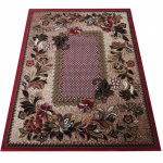 Vaip sise Alfa 01, punane/pruun, 100 cm x 60 cm