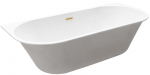 Vann, teisaldatav Besco Vica, 170 cm x 80 cm x 47 cm, valge
