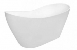 Vann, teisaldatav Besco Viya, 160 cm x 70 cm x 71 cm, ovaalne, valge