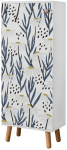 Kingakapp Kalune Design Vegas B 909, pruun v./valge v./mitmev&auml;rviline, 38 cm x 50 cm x 135 cm