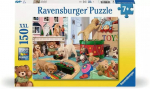Pusle Ravensburger Little Paws Playtime 00865, 36 cm x 49 cm, 150 tk, mitmev&auml;rviline