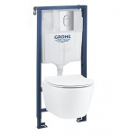 Seinapealse WC-poti komplekt integreeritud Grohe Solido 4in1 with Serel SP26, 13 cm x 50 cm