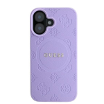 Telefoni &uuml;mbris Guess Peony MagSafe, Apple iPhone 16, violetne v.