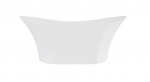 Vann, teisaldatav Besco Amber, 170 cm x 80 cm x 72 cm, ovaalne, valge