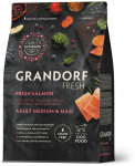 Kuiv koeratoit Grandorf Fresh Salmon, l&otilde;he, 3 kg