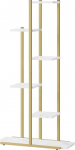 Lillepoti alus Leobert, 24 cm x 60 cm, 113 cm, raud/mdf-plaat, kuldne v./valge v.