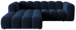 Mooduldiivani nurgaelement Micadoni Lupine Sal5, royal blue v., vasak, 230 x 177 cm x 70 cm