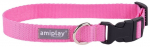 Kaelarihm koertele Amiplay Popular, roosa, 200 - 350 mm x 15 mm, S