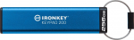 USB m&auml;lupulk Kingston IronKey Keypad 200, sinine v., 256 GB