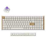 Juhtmevaba m&auml;nguklaviatuur Keychron K4 HE Special Edition Wireless K4H-Q1 Gateron Double-Rail Magnetic Nebula, Inglise (US), valge v.