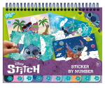 Kleebis, komplekt Totum Disney Stitch Sticker By Number, mitmev&auml;rviline