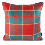 J&otilde;ulu dekoratiivne padjakate PSWA-310, punane/roheline, 45 cm x 45 cm