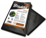 Umbrohuvastane agrotekstiil Bradas, must, 10 m x 1 m, 100 g/m&sup2;