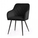 Toolide komplekt Akord Velto, matt, must v., 51.5 cm x 42.5 cm x 82 cm, 4 tk