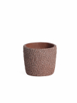 Lillepott Domoletti BTP06C, tsement, punane