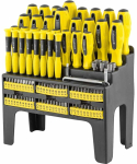 Kruvikeeraja ja otsiku komplekt WMC Tools WMC-10100, risti/kuusnurkne/ruut, 100 tk