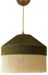 Valgusti lagi Opviq Ivernia, E27, 1 x 40 W, roheline v./beež v.