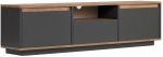 TV-kapp Nordure Sentinel, antratsiit v./pine, 29.5 cm x 160 cm x 42 cm