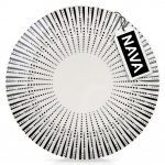 Taldrik magustoidu Nava Iris, &Oslash; 19 cm, valge v./must v.