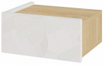 &Ouml;&ouml;kapp Kalune Design Onda, tamm v./valge v., 18.5 cm x 38.4 cm x 31 cm